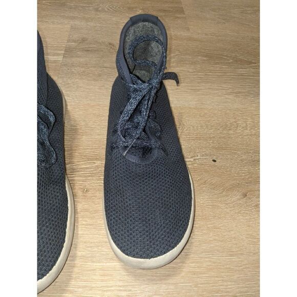 Allbirds Tree Toppers High Tops Men's Size 8 Classic Marine Navy Blue White - Picture 9 of 15